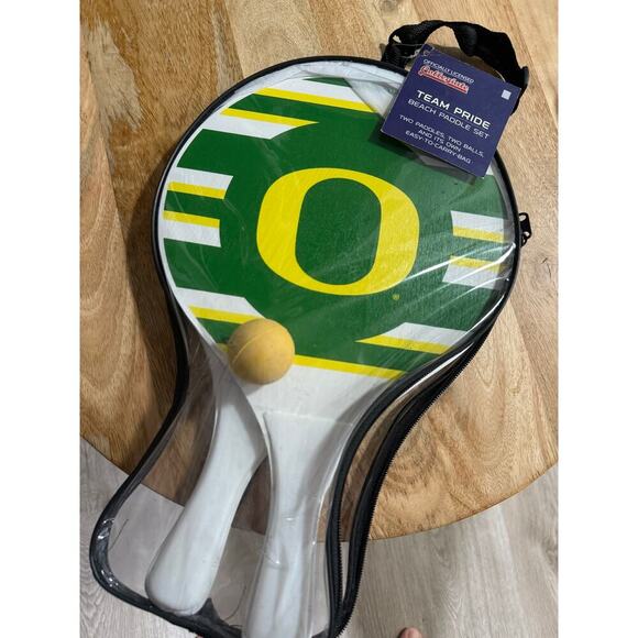 Oregon Ducks Beach Paddle Set, Carry Case, University of Oregon - Picture 1 of 7